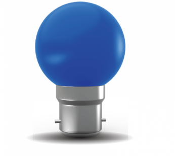 ROOTS Blue Round 0.5 Watt Bulb B22 (Pin)