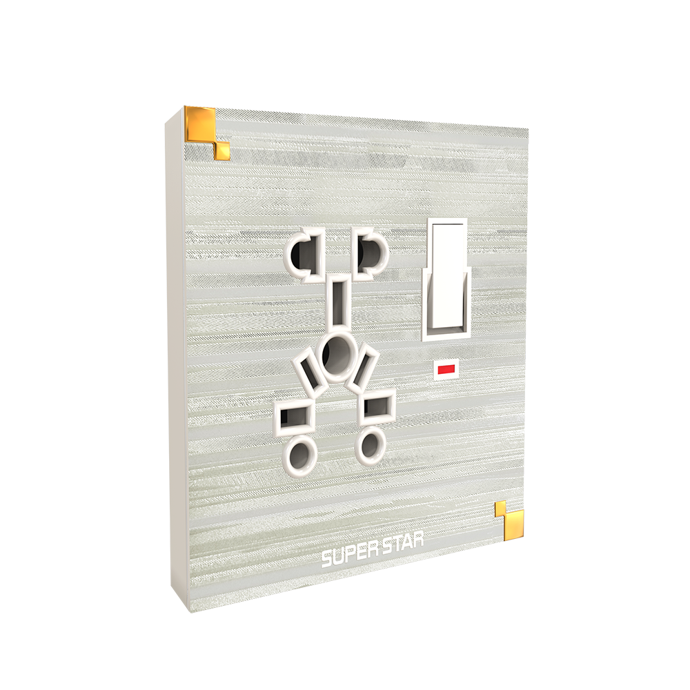 Marble 10 Pin Socket with Switch