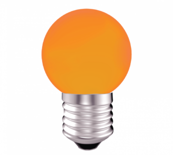 ROOTS Orange Round 0.5 Watt Bulb E27 (Patch)