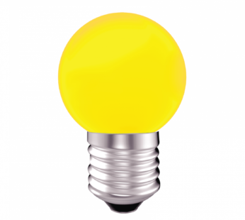ROOTS Yellow Round 0.5 Watt Bulb E27 (Patch)